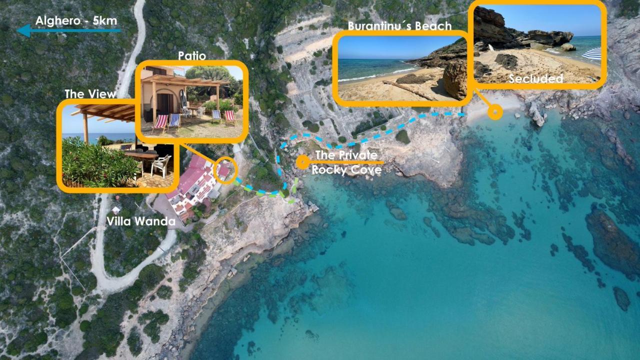 Wanda - Seafront On Cala Burantino With Private Cove Alghero